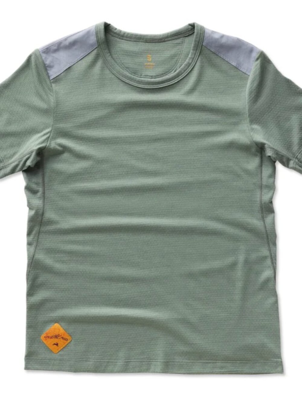 Tracksmith Overland merino wool mesh tee - faded myrtle green - sold out! - NWOT